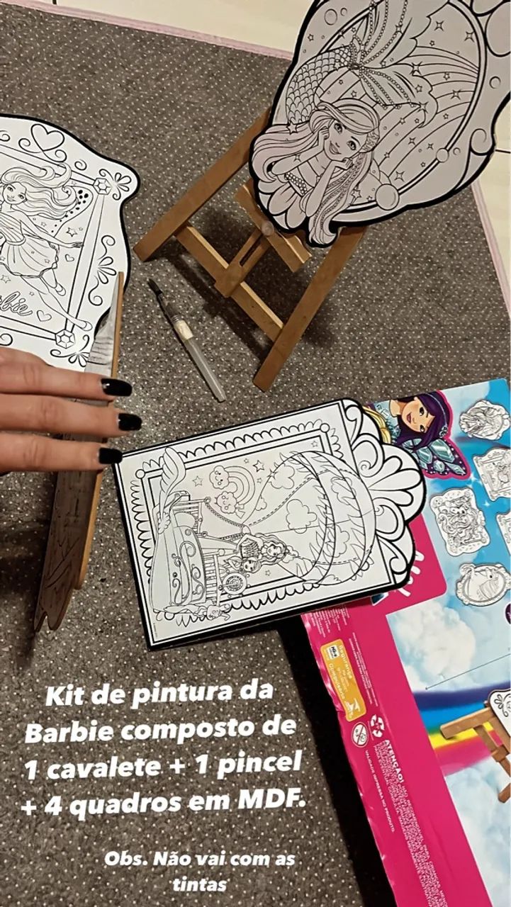 Kit de pintura Barbie - Foto 2
