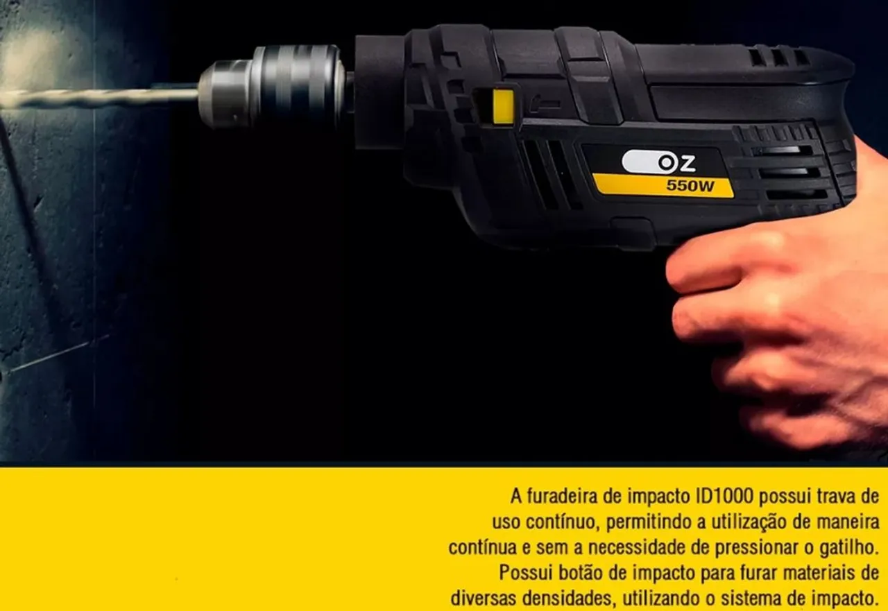 Furadeira com impacto Oz Modelo ID1000K