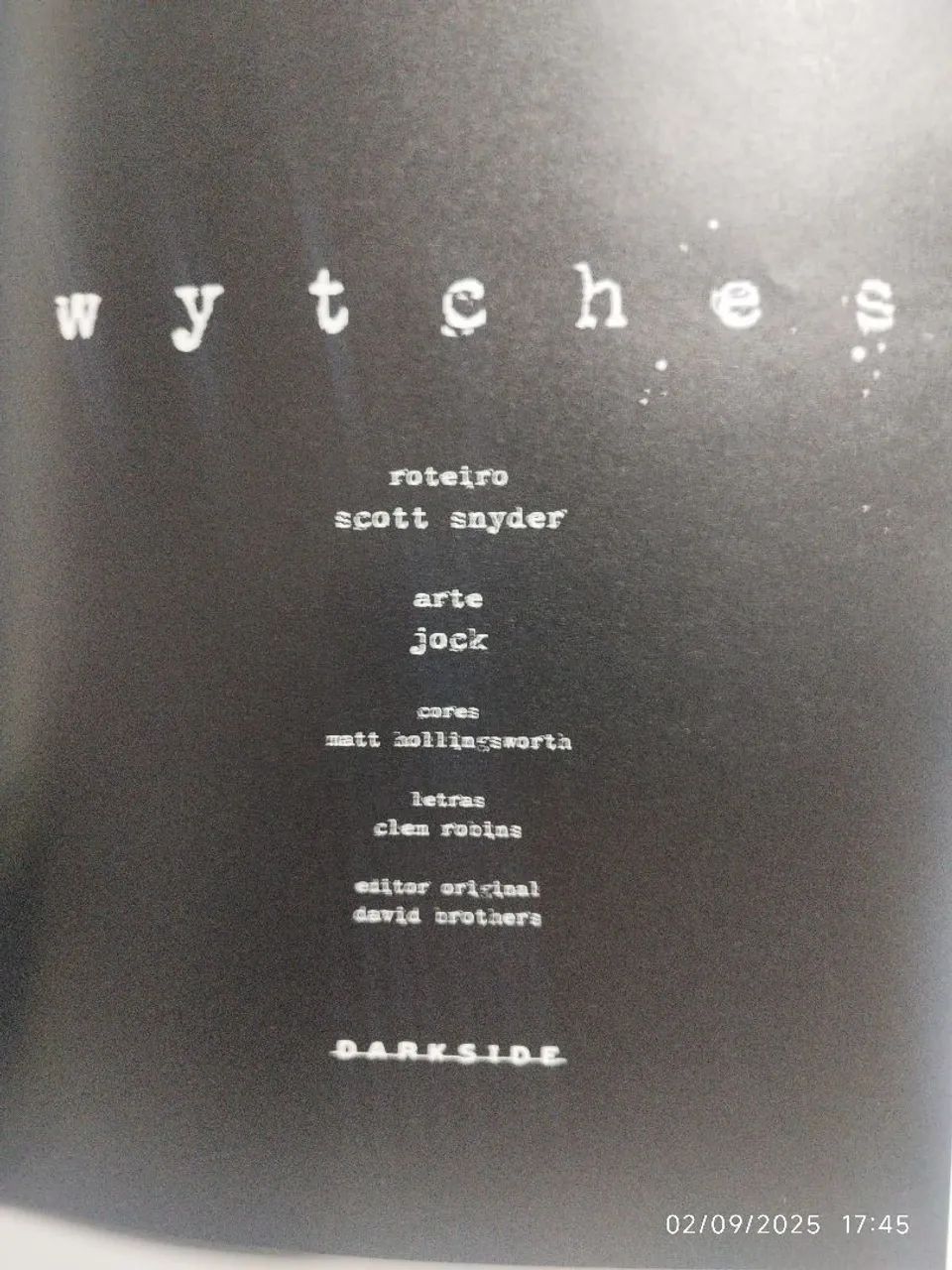 Hq WYTCHES de Scott Snyder - Foto 3