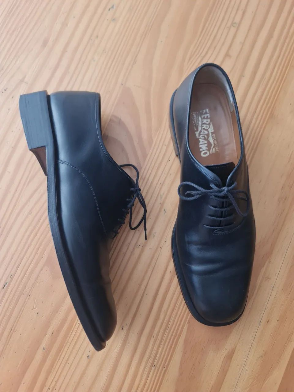 Sapatos Ferragamo Preto - Original - Tamanho 42
