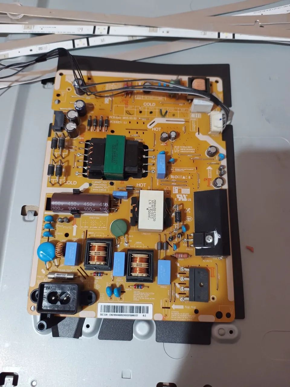 Placa da Fonte TV Samsung UN48J5200AG - Foto 4