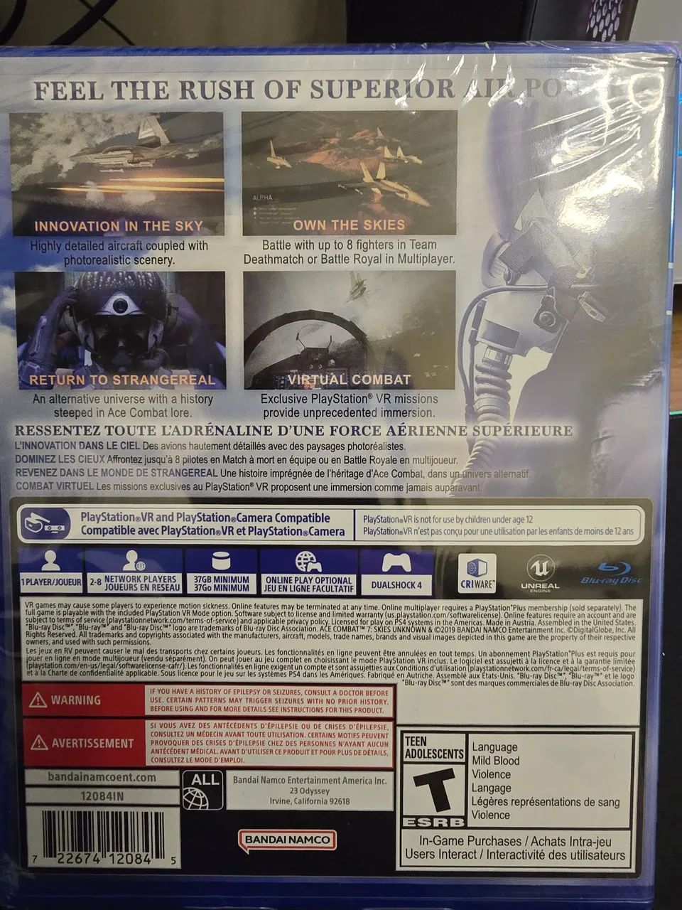 Ace Combat 7 Skies Unknown - PS4  VR MODE - Foto 2