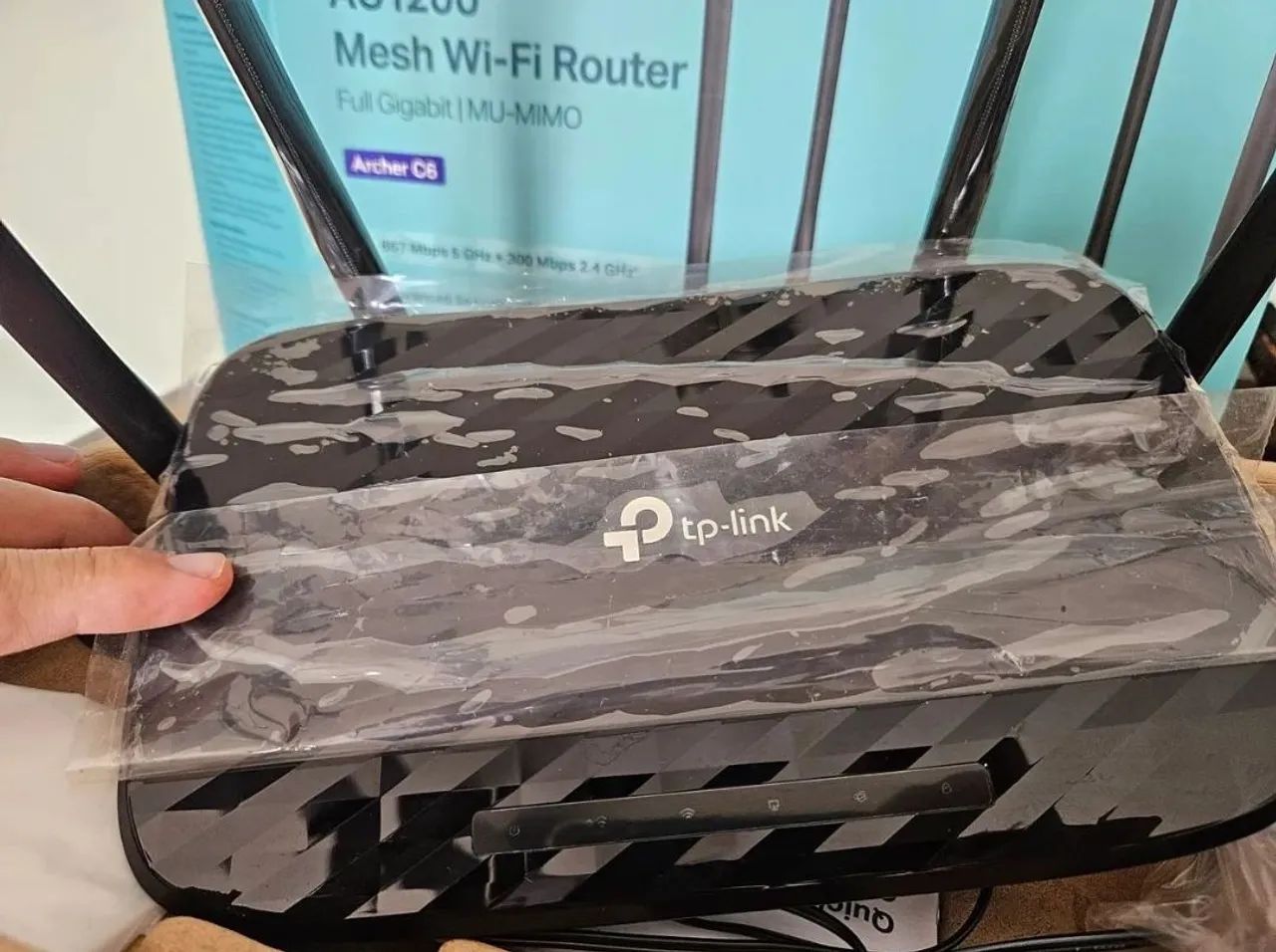 Roteador Mesh Wi-Fi TP-Link AC1200 Archer C6 - Foto 3