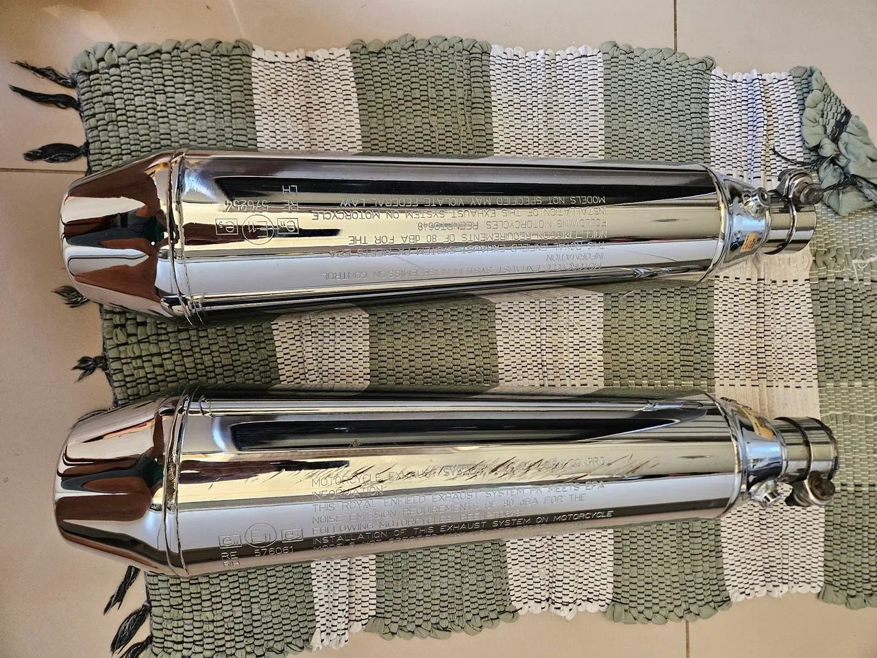 Ponteiras originais Interceptor 650 - Foto 3