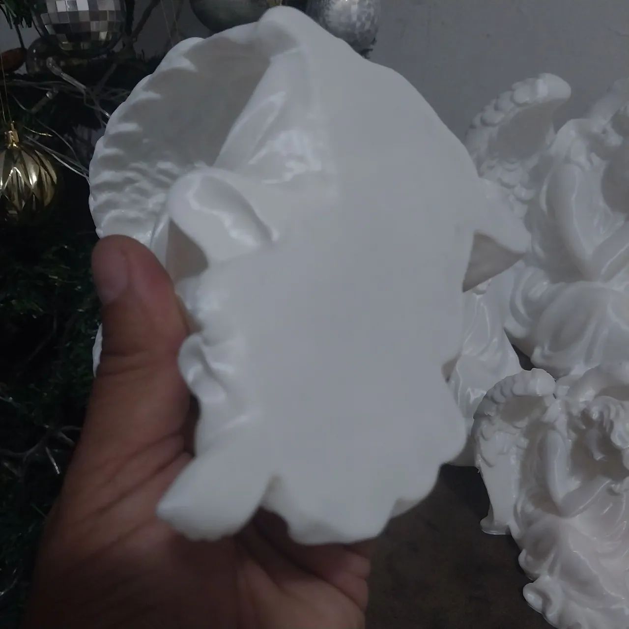 Anjo Decorativo Branco - 3D - Vários Tamanhos - Foto 4