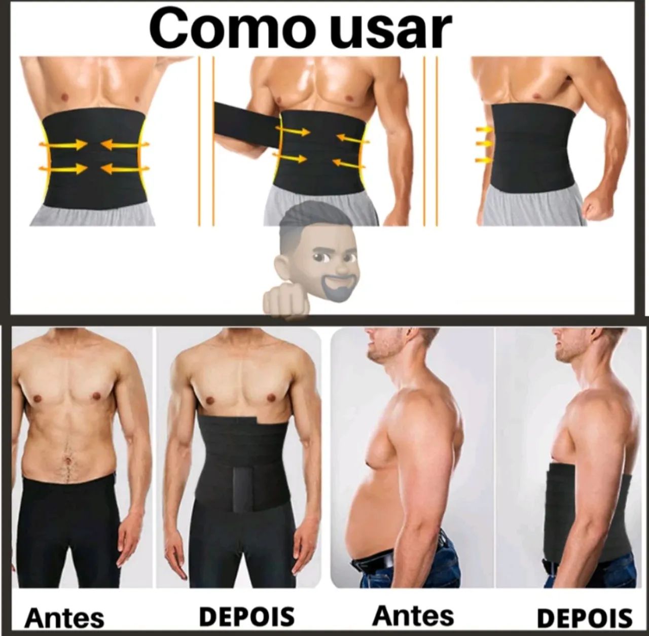 Faixa térmica modeladora excelente qualidade e 
