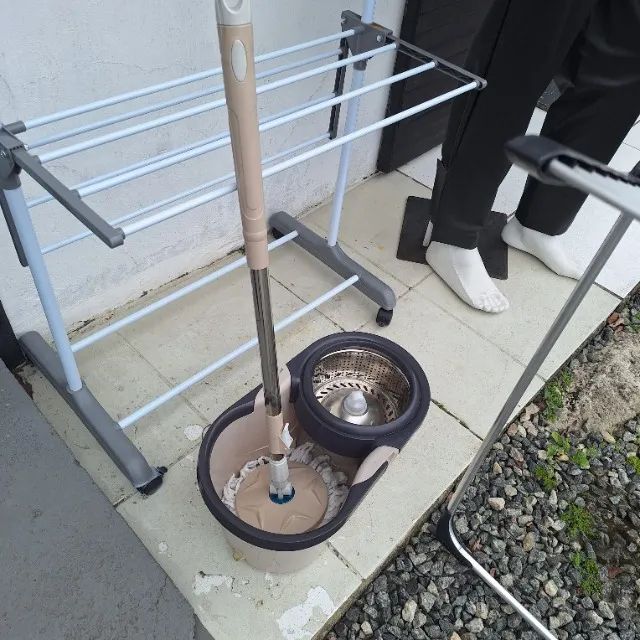 Mop Giratório Cesta de Alumínio 12 Litros