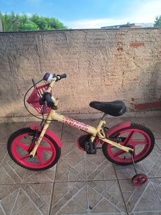 Bicicleta Infantil Aro 16 - Cor Bege