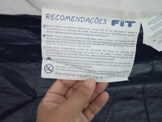 Barraca de acampamento profissional