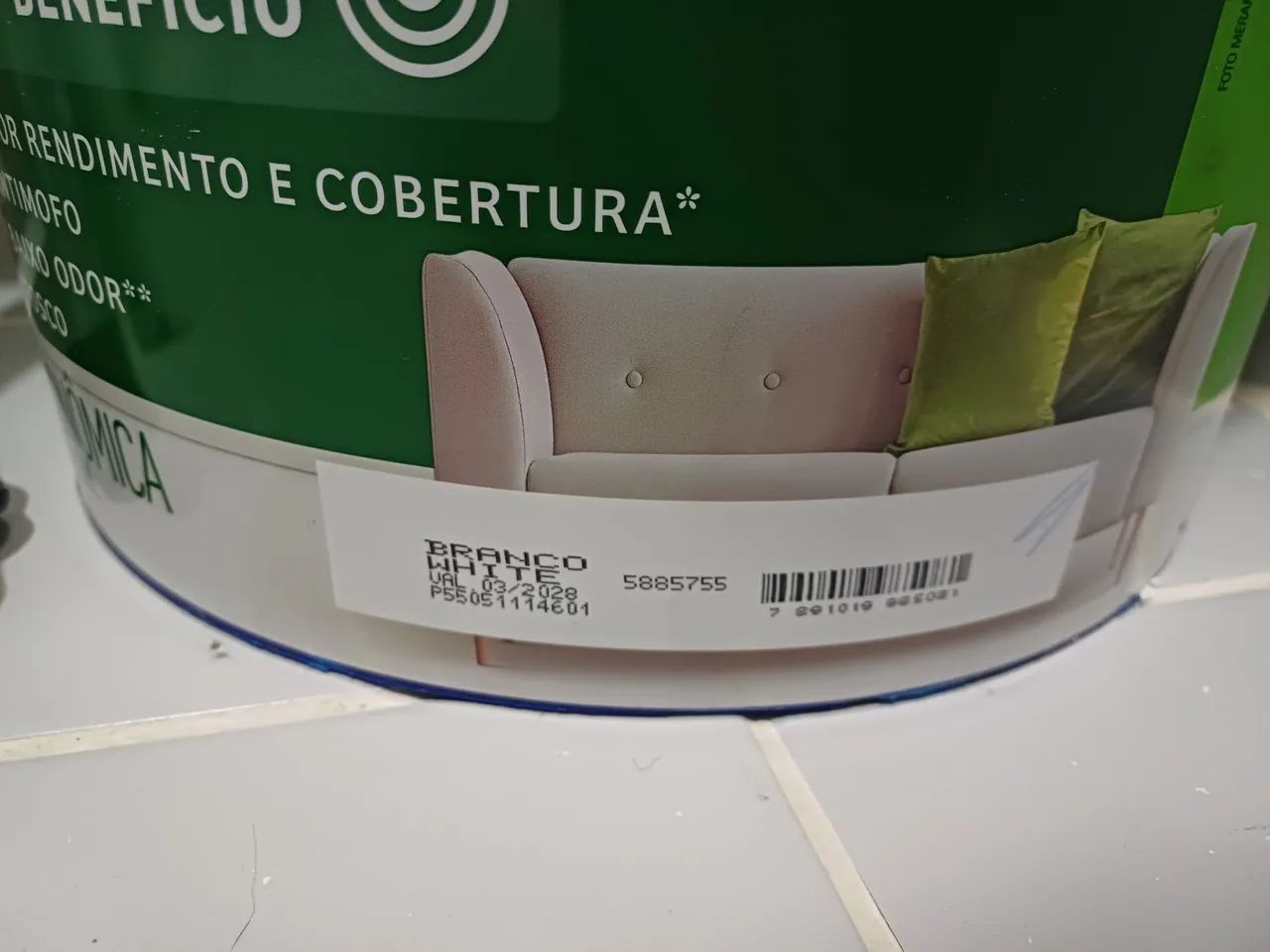 Tinta coral branca + rejunte + canaleta - Foto 3