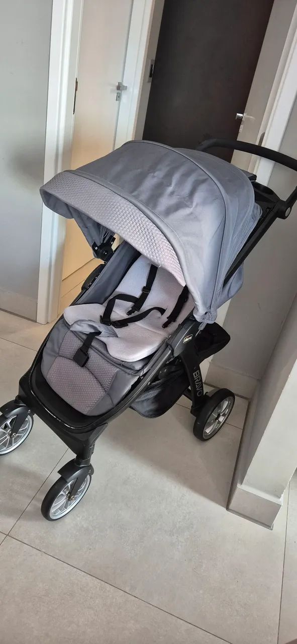 Carrinho de Bebê Chicco Bravo - Foto 3