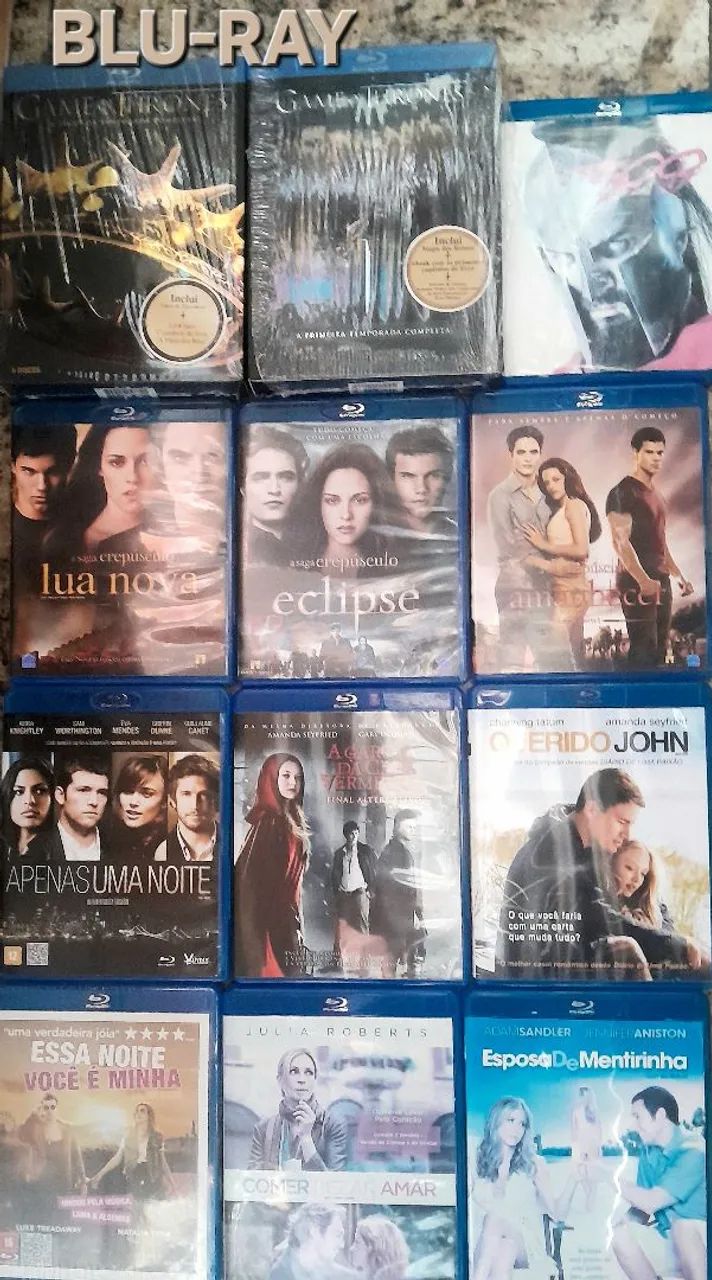BLU-RAY e DVDS 