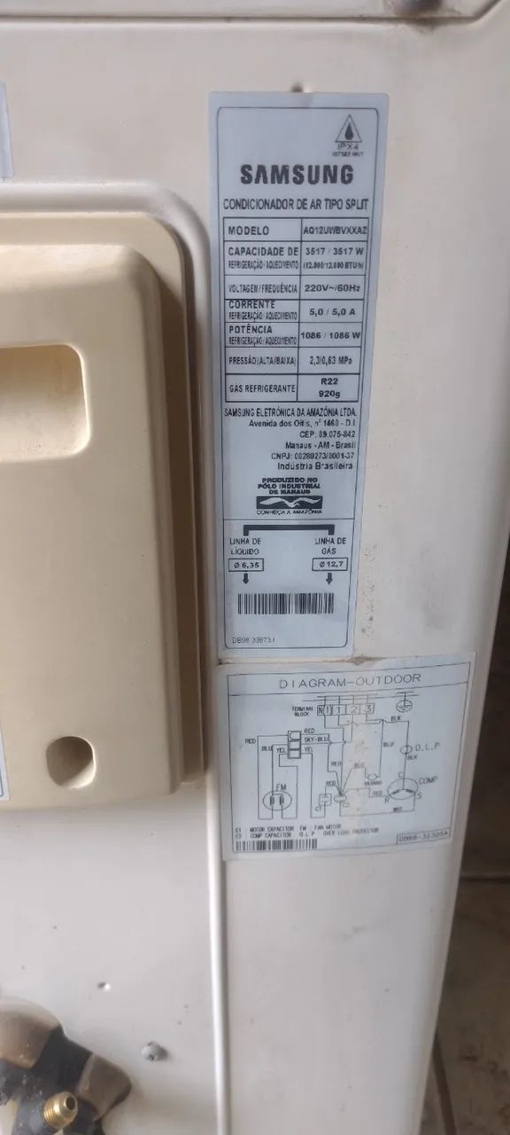 Ar condicionado Samsung 12000 BTUs - Foto 4