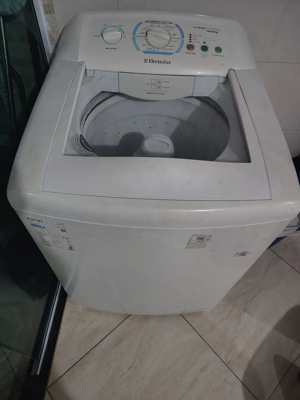 Máquina de lavar Eletrolux placa queimada 12 Kg 