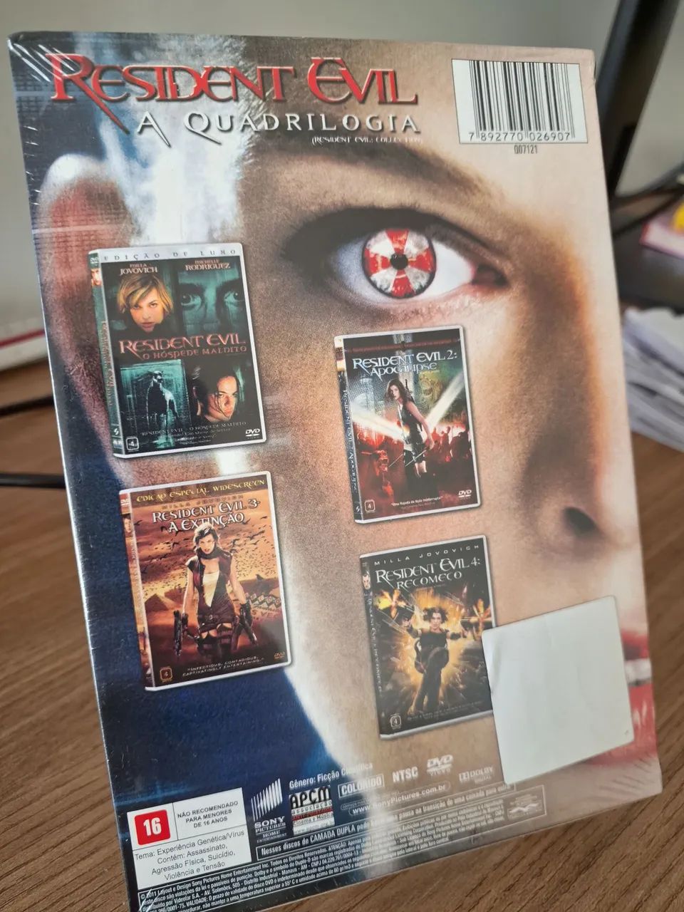DVD Resident Evil ed. limitada 4 discos NOVO / LACRADO. - Foto 2
