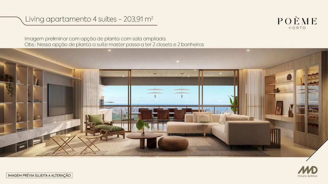 Poeme Horto, Apartamento Nascente, Com 4 Suítes Entre 173M² E 203M² Com 3 Ou 4 Vagas De Ga