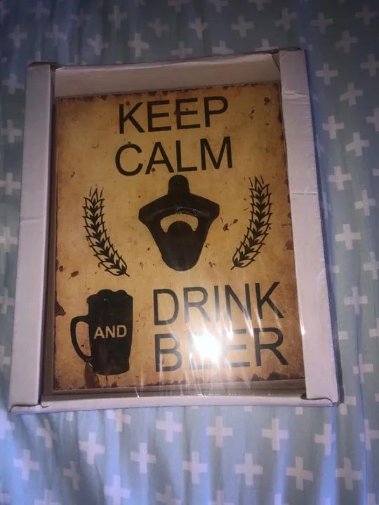 Quadro abridor de lata/garrafa de cerveja 