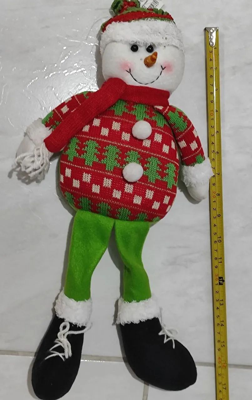 Boneco de Neve enfeite de Natal.