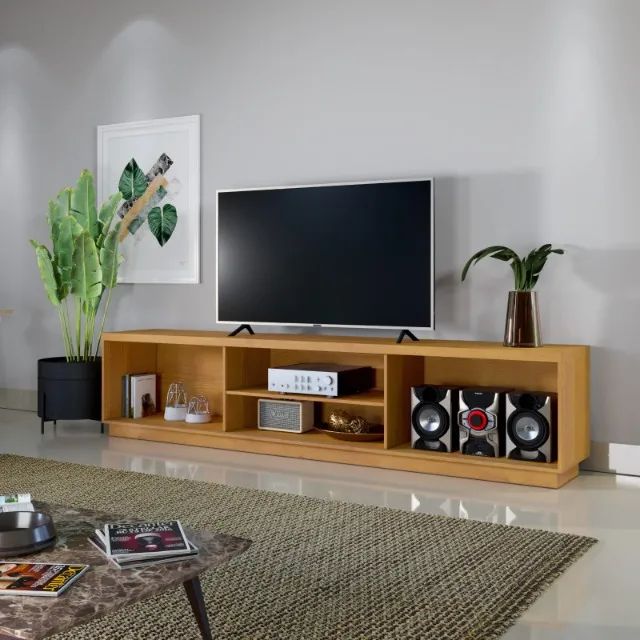 Rack Bancada 2.20M P/TVs Até 75 Polegadas. Produtos Novos Direto da Fábrica P/Sua Casa. - Foto 5