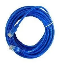 Cabo De Rede Lan Cat5 Rj45 10 Metros Com Conectores E Capa