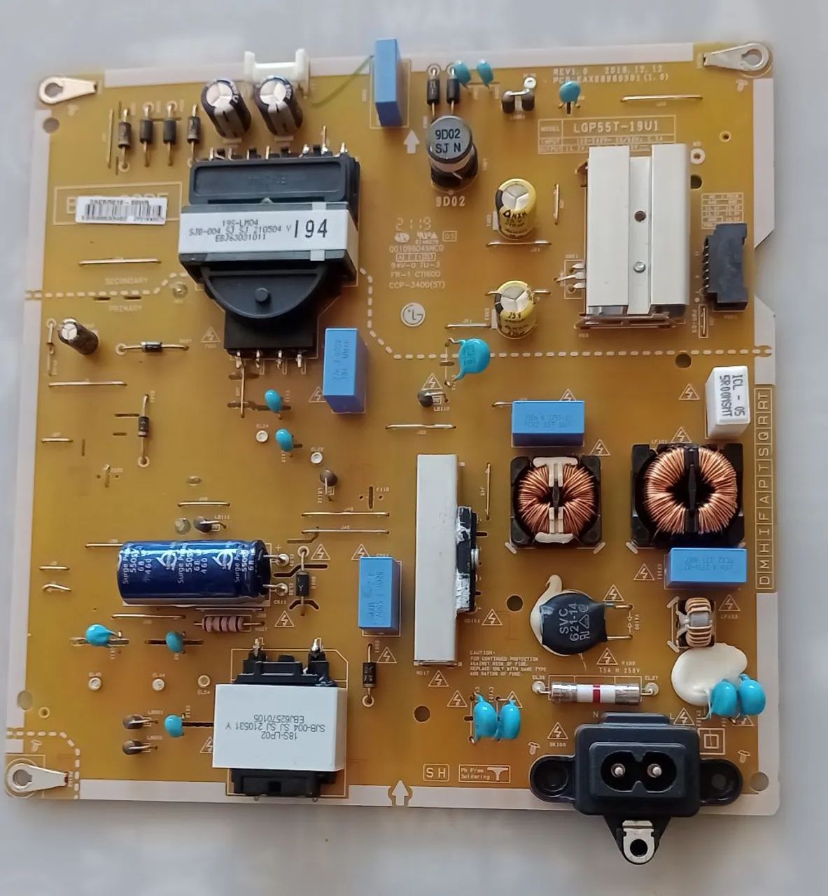 Placa Fonte TV LG 55UP751COSF 