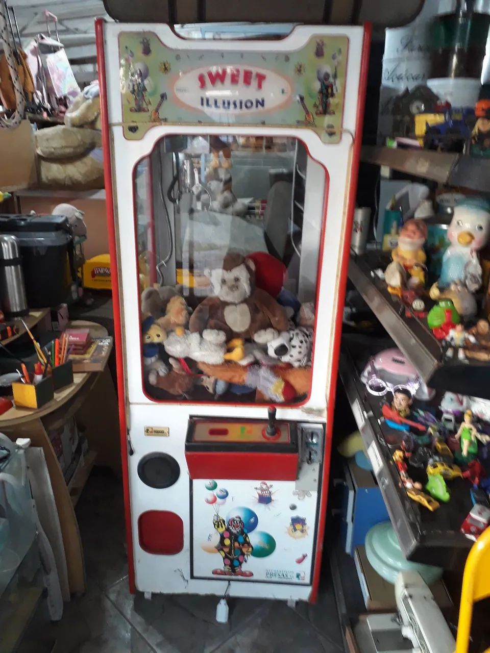 Máquina de Pegar Pelúcias Antiga 64319030220930120