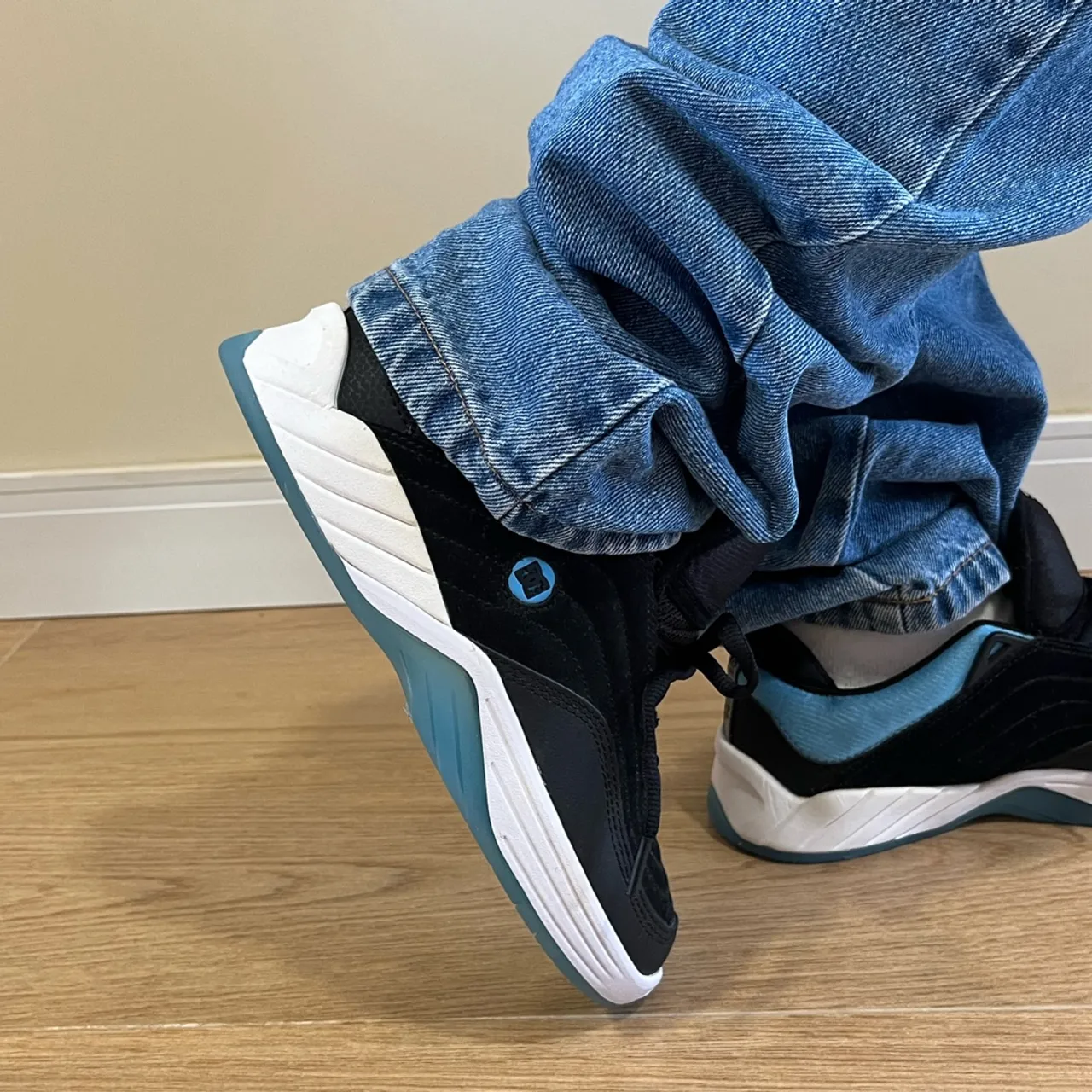 Tênis DC Shoes Preto e Azul