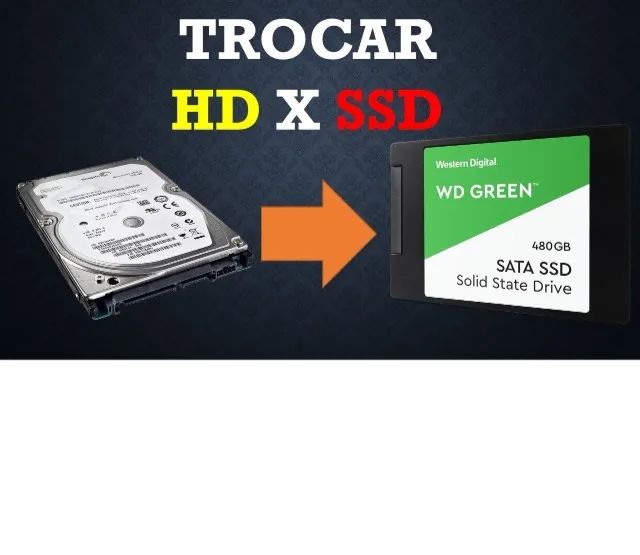 Troca de HD por SSD Notebook mais rápido e silencioso - Feito na Hora!