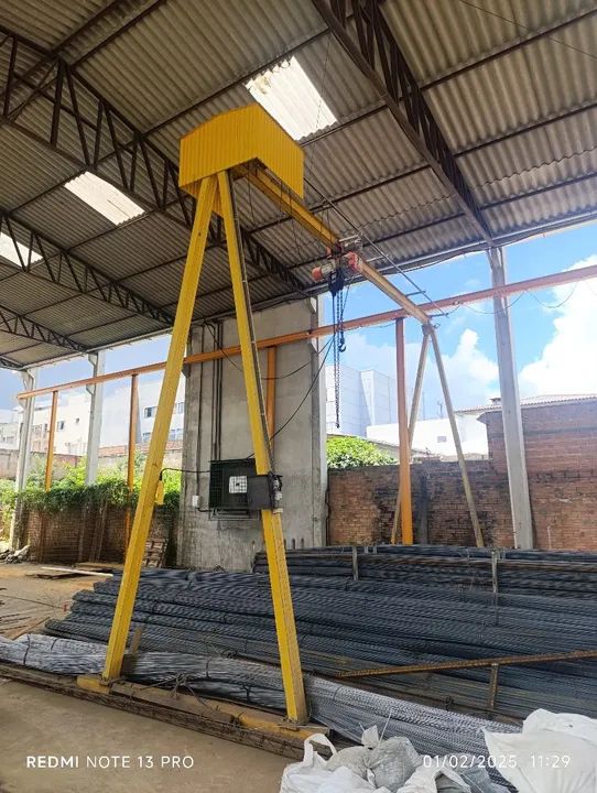 Pórtico c/ Talha de corrente 3 Ton. CSM - Foto 4