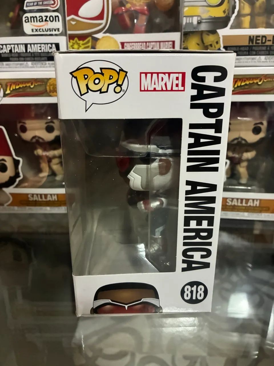 Funko Pop 818 Capitão América novo  - Foto 3