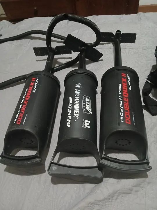 Bóias Infláveis - Bomba de Ar Manual - Camping - Foto 3