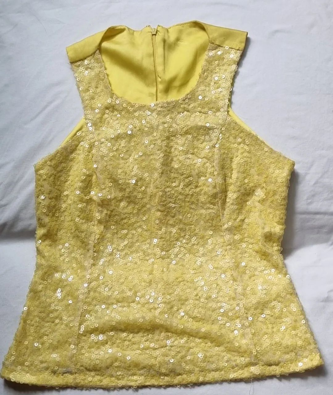 Blusa brilho PP amarela - Foto 4