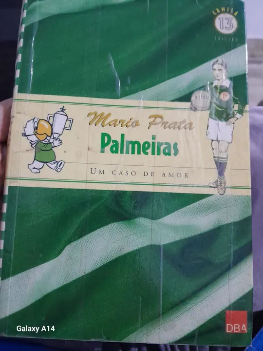 1Livro e 1 revista do Palmeiras