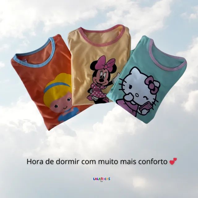 Camisola de algodao infantil