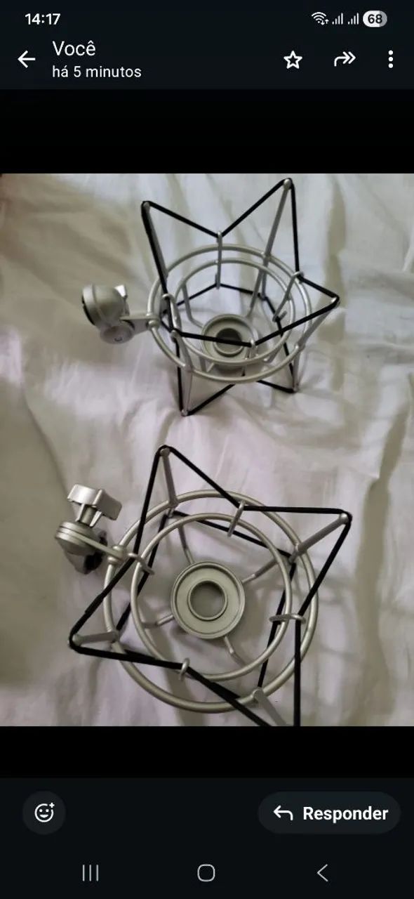 2 aranhas para microfone64312828001794124