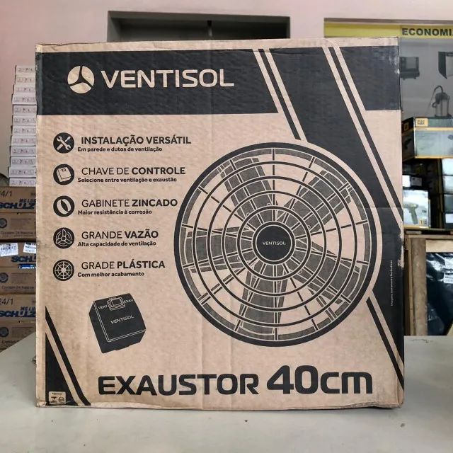 Exaustor 40cm comercial ventisol