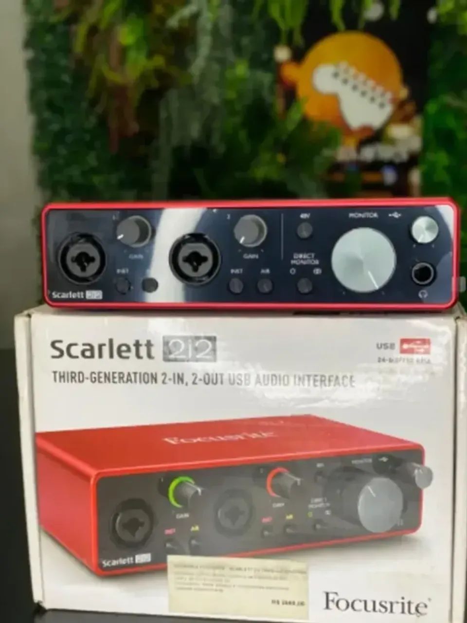 INTERFACE DE AUDIO FOCUSRITE 2I2 (3RD GEN) - NATAL