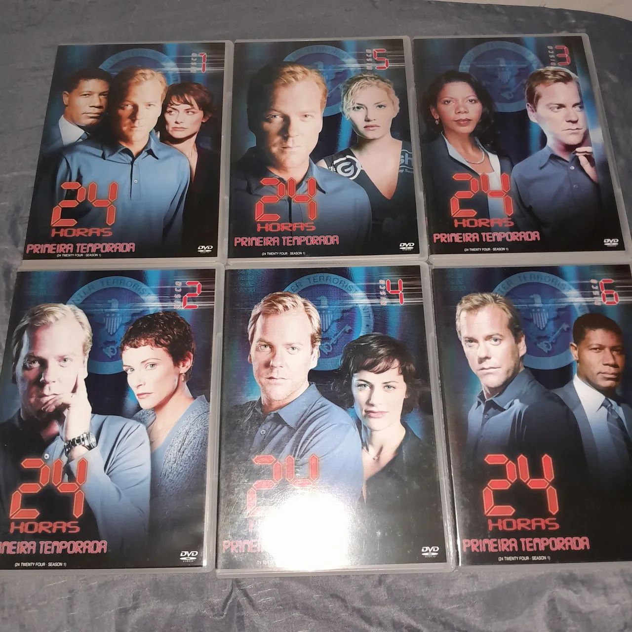 Box dvds 24 horas 1 a 4 temporadas  - Foto 2