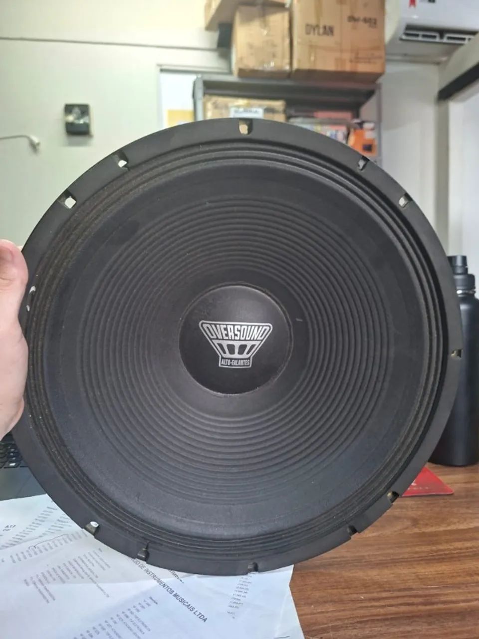 alto falante 15 polegadas 450wrms Oversound - Novo - Foto 3