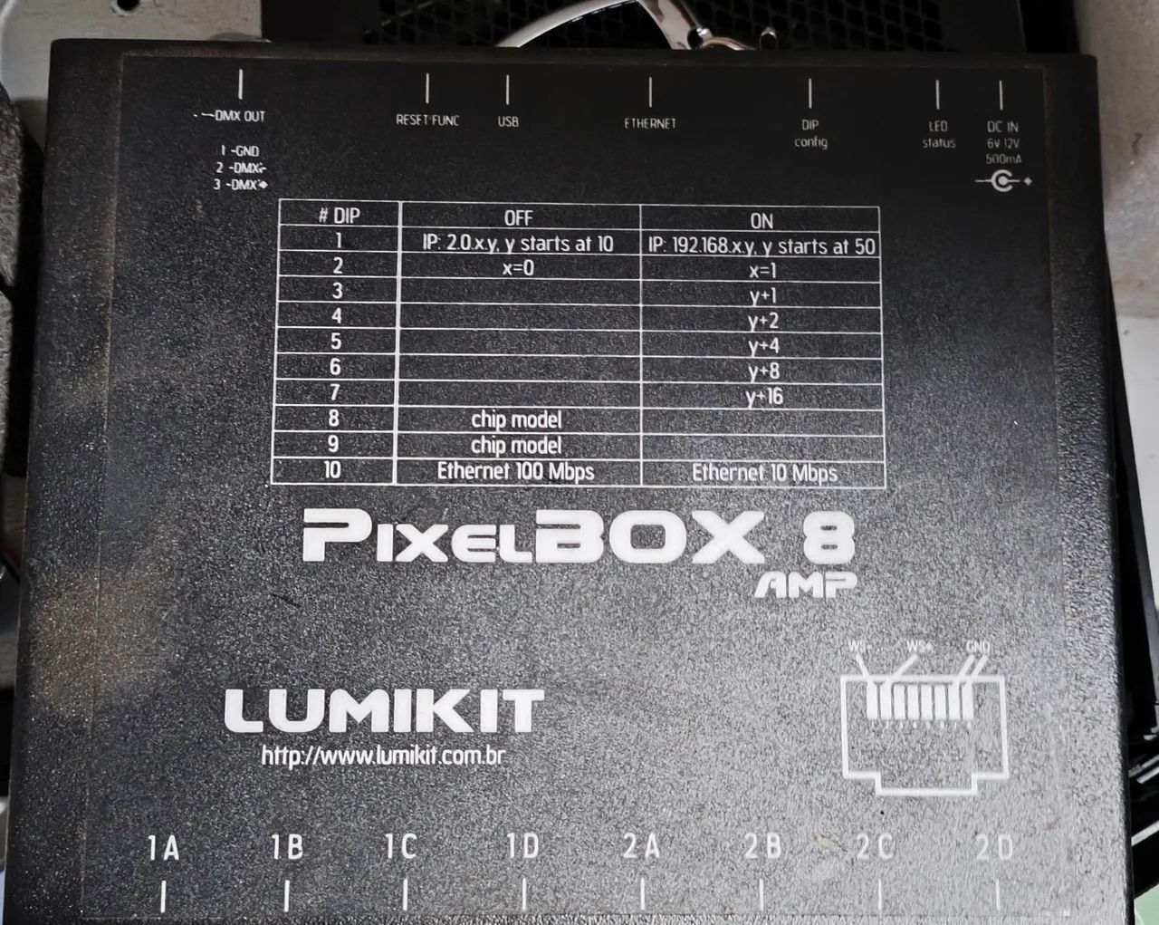 Controle para led digital mapeado