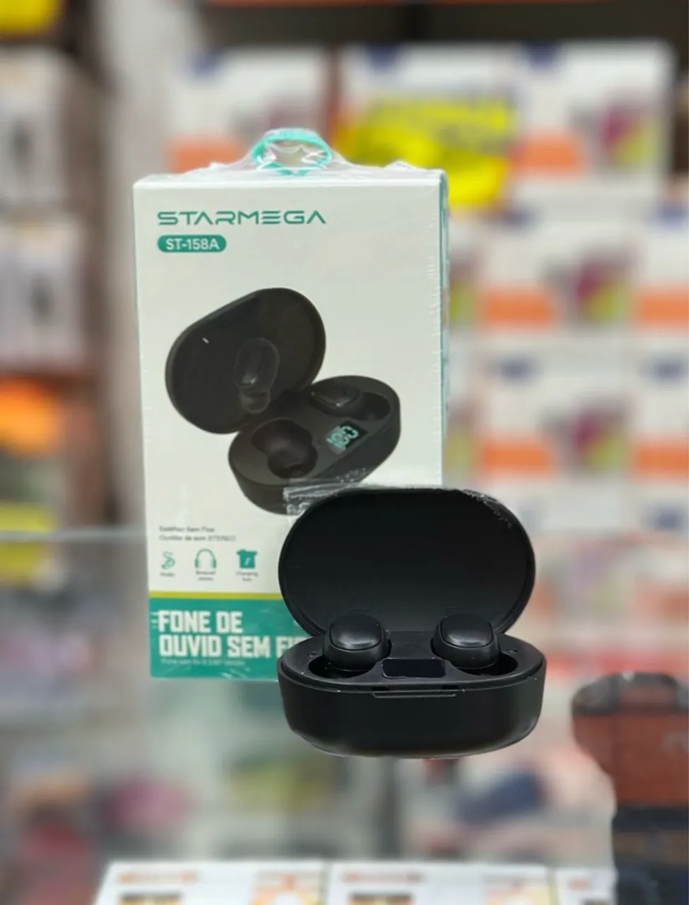 Fone de ouvido sem fio bluetooth StarMega