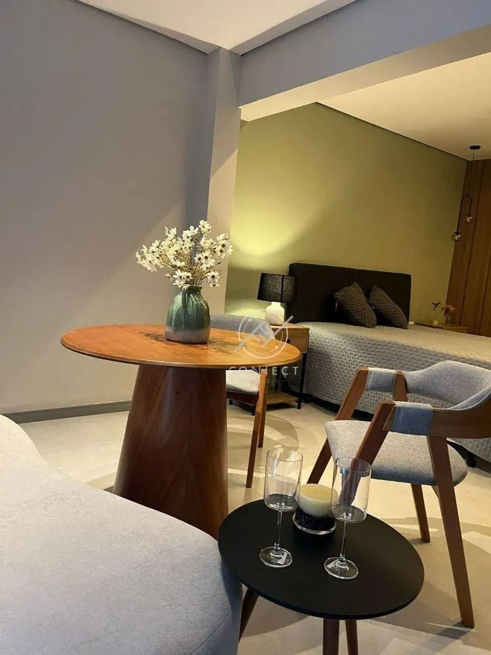 Apartamento com 1 dormitório para alugar, 32 m² por R$ 6.100,00/mês - Brooklin - São Paulo - Foto 4