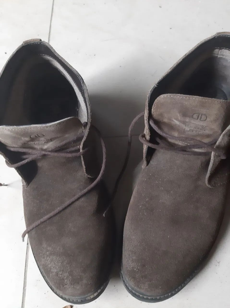 Bota de couro marrom - Foto 6