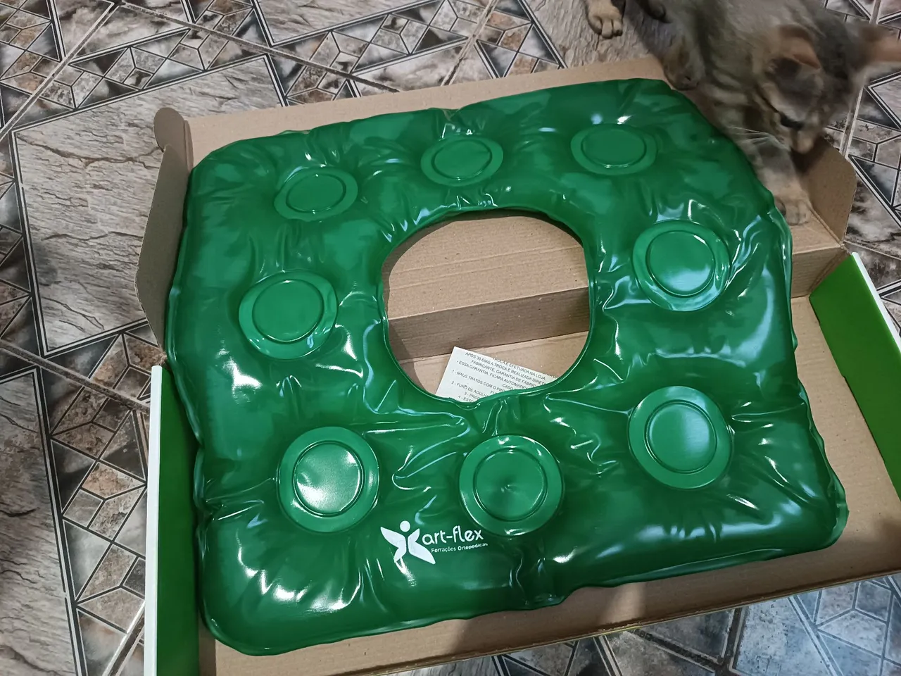 Almofada de gel anti-escaras