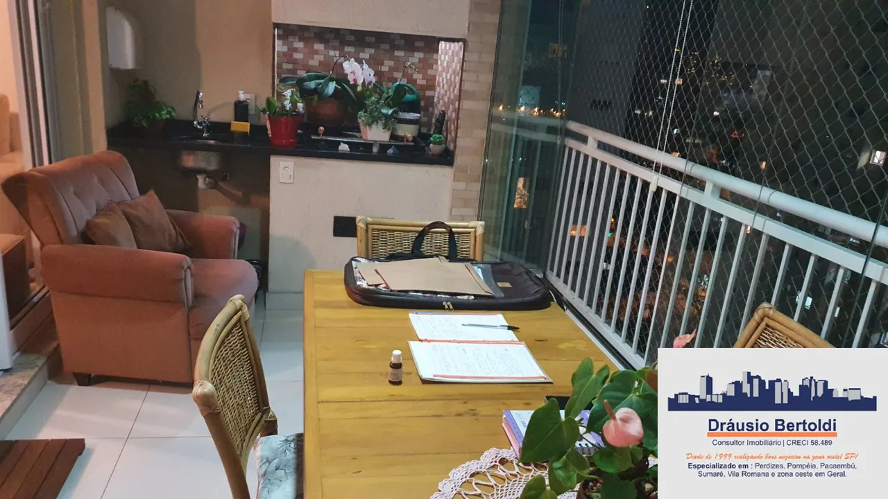 VILA ROMANA COM 133 M2 ÚTEIS E VARANDA GOURMET EM CONDOMÍNIO CLUBE COM 4 DORMITÓRIOS, 2 GA