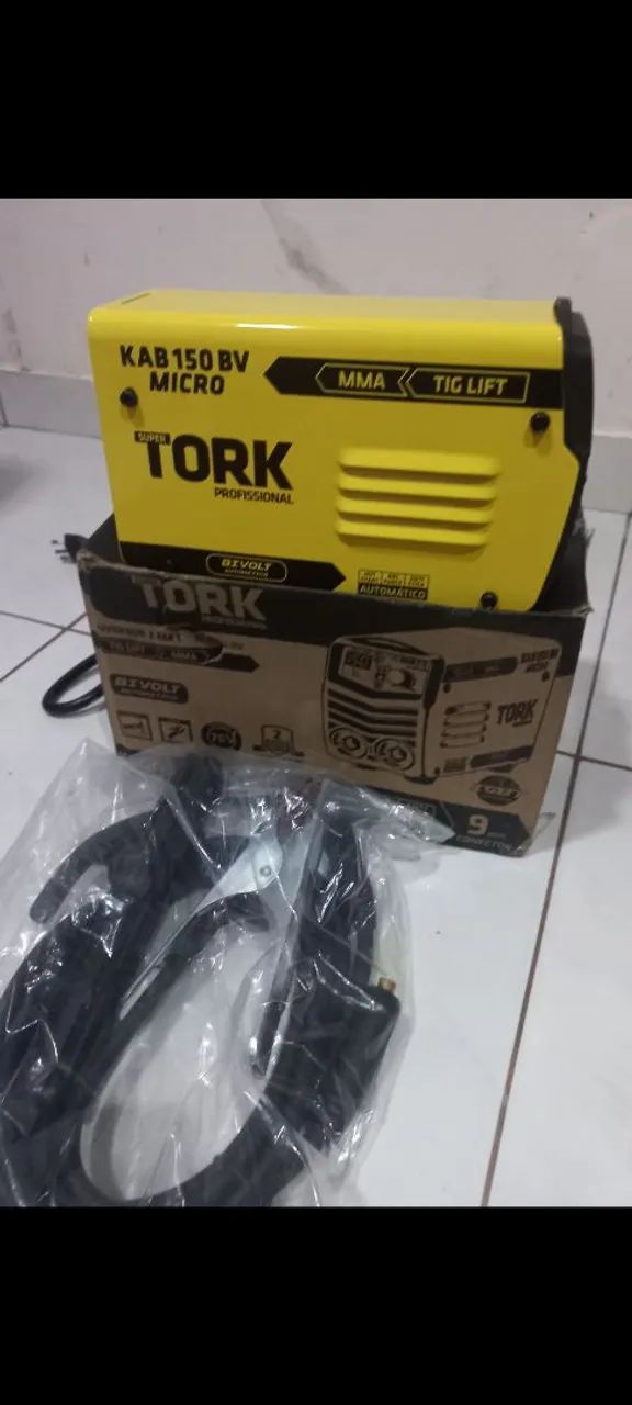 Solda Tork KAB 150 BV Micro MMA TIG Lift Bivolt - Foto 5