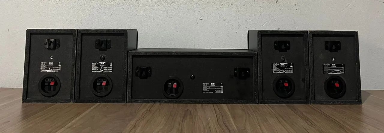 Conjunto 5 Caixas Denon Para Receiver ou Som Ambiente  ScR390 *Sony Leia Descrição  - Foto 5