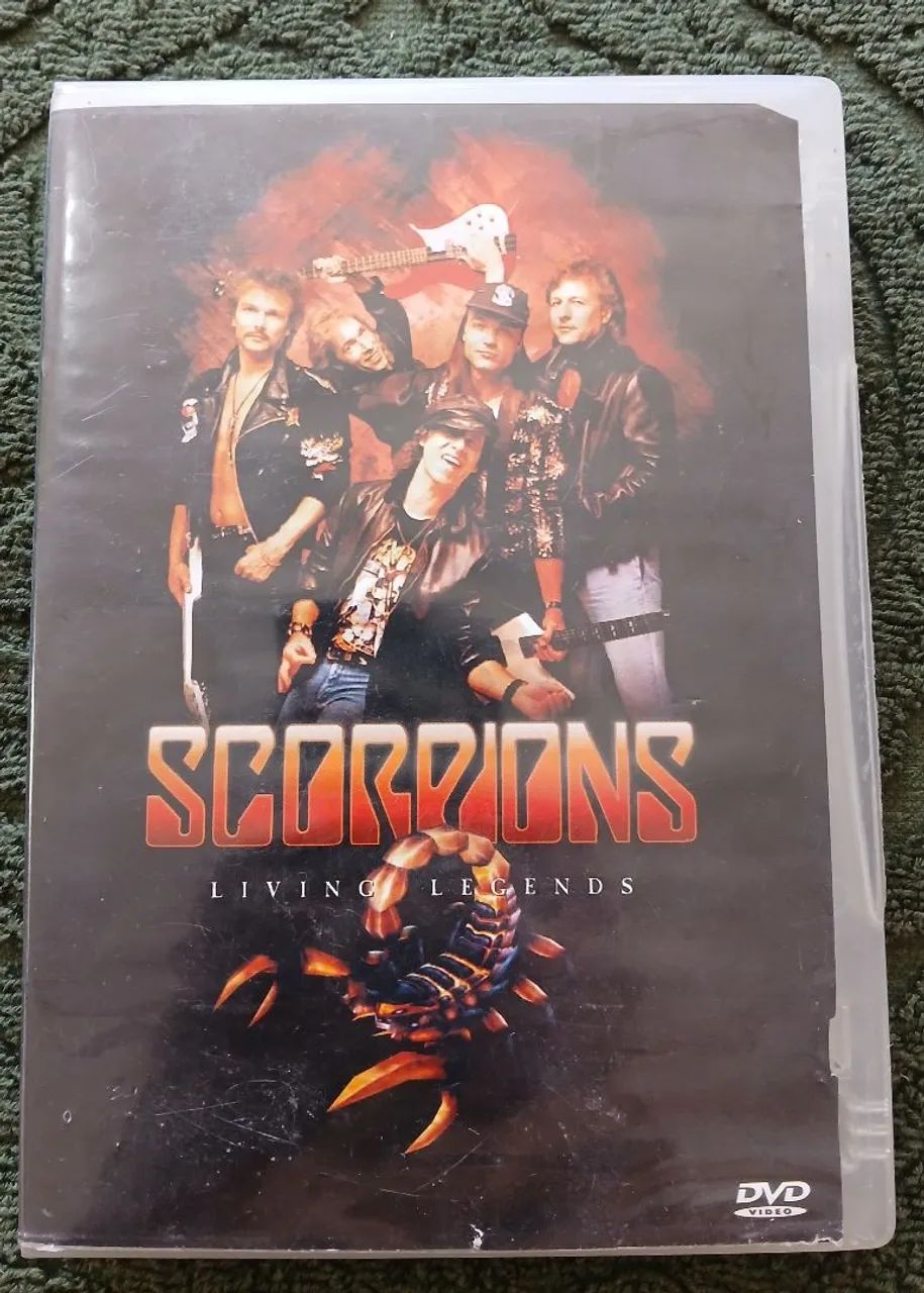 DVD Scorpions - Living Legends Frete Gratis