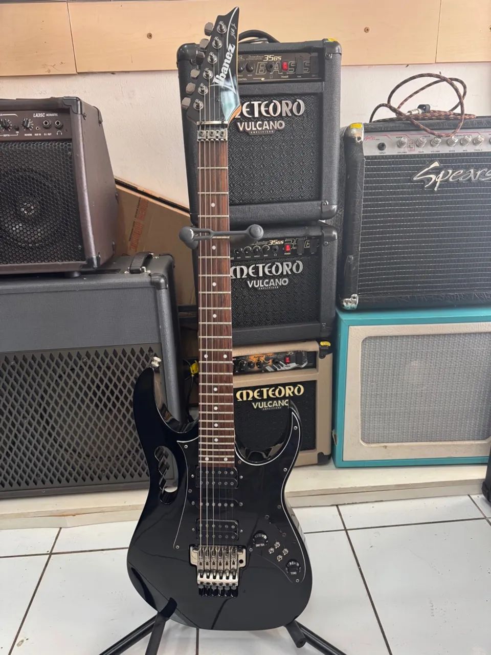 Guitarra Ibanez Jem Jr Ibanez c captação Seymor Ducan - Foto 4