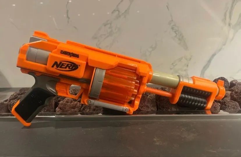 nerf dart tag - lançador com 10 dardos - Foto 2